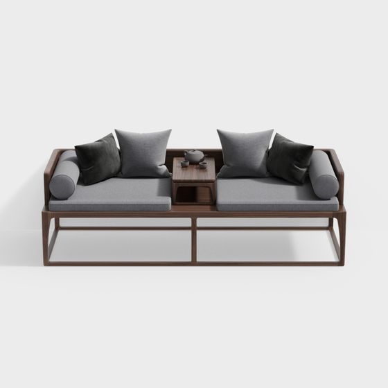 Urban Retreat 3D model Sofa for Modern Spaces