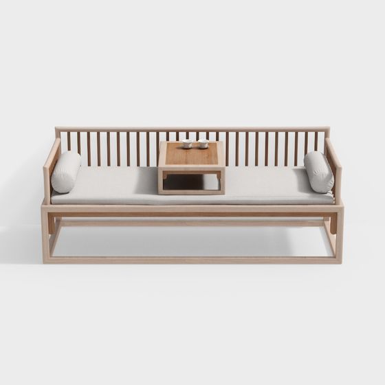 Modern Minimalist 3D Sofa Model