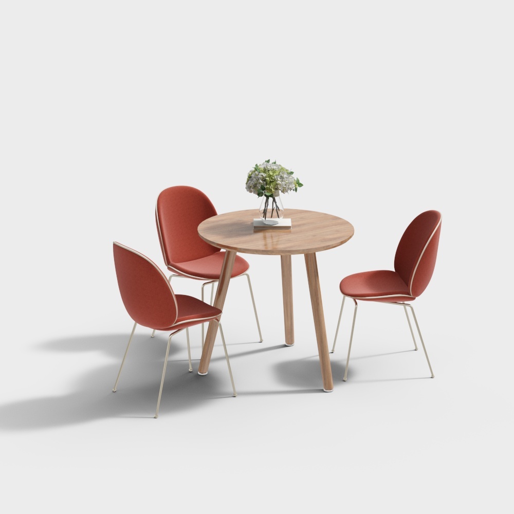 Sự kết hợp bàn ghế giản dị kiểu Bắc Âu