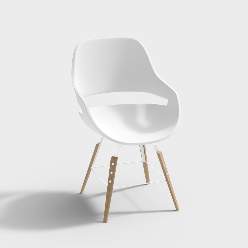 Moderne weiße Lounge-Sessel