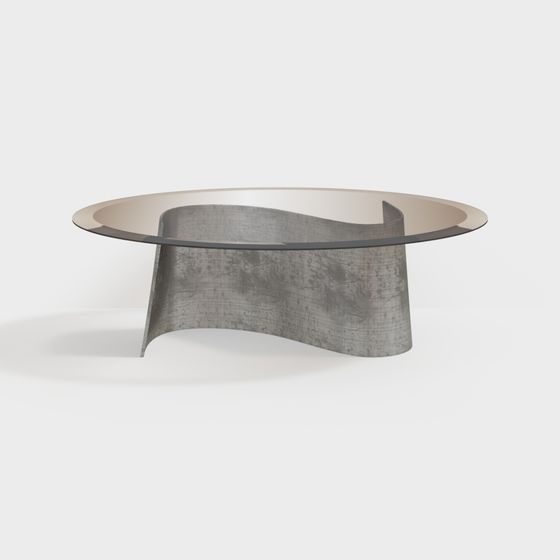 Flowing Glass Table 3D model