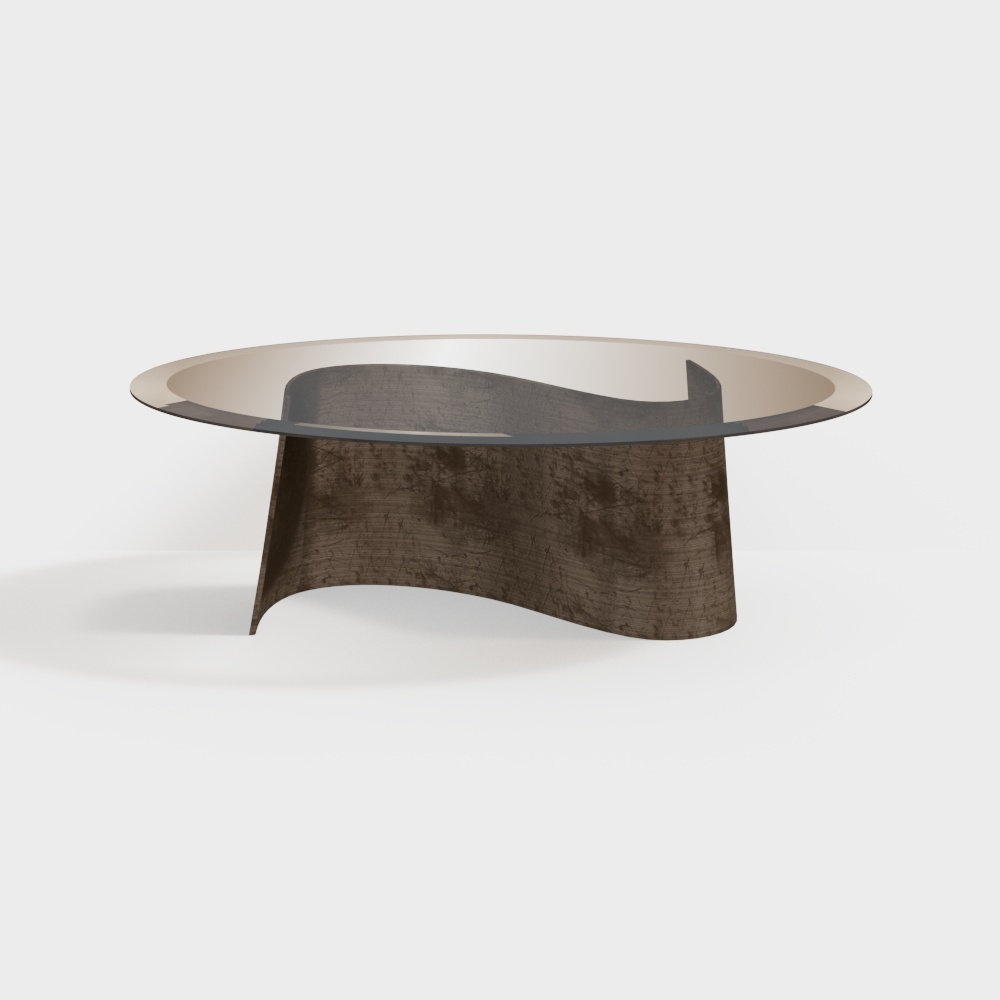 Moderner Metallkaffee-Tisch