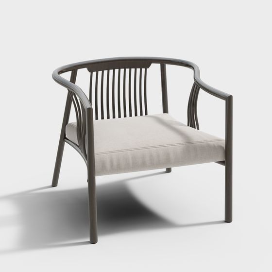 Urban Lounge Chair 3D model for Creative Spaces