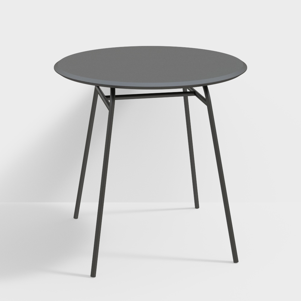 Современный черный повседневный стол