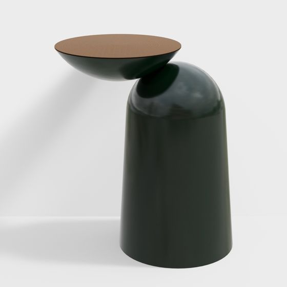 Streamlined Side Table 3D model