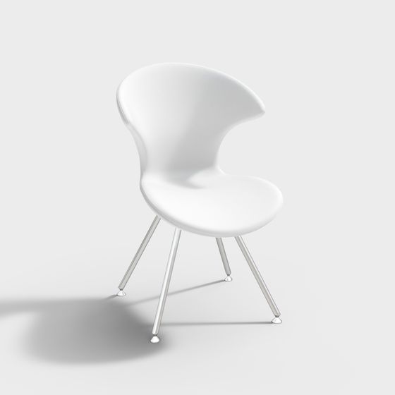 Ghế thư giãn bọc da màu trắng