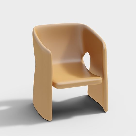 Streamlined Sofa Chair 3D model