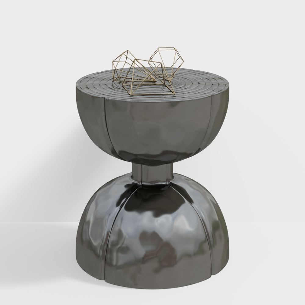 Moderner Tisch mit abgerundeten Ecken