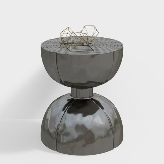 Moderner Tisch mit abgerundeten Ecken