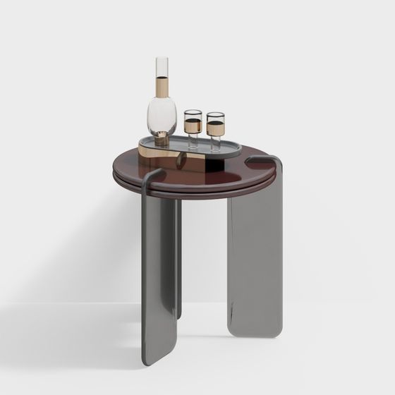 Moderne Metalluntertisch