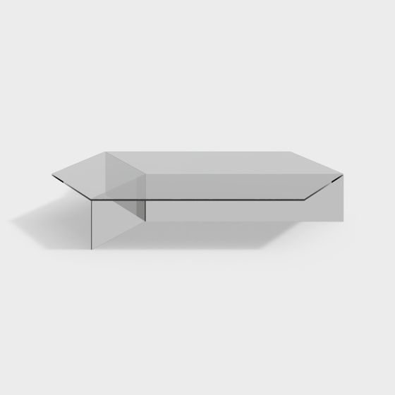 Origami Bench 3D model
