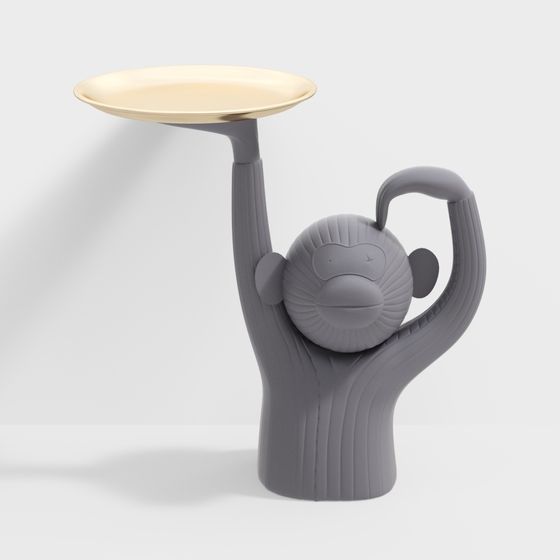 Charming Monkey Butler 3D model