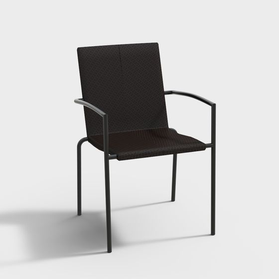 Elegant Minimalist Chair 3D model