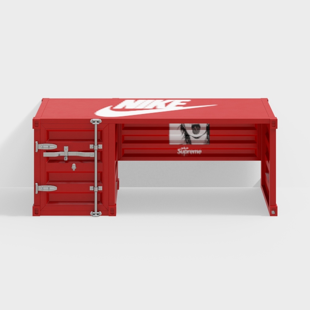 Modern red casual table