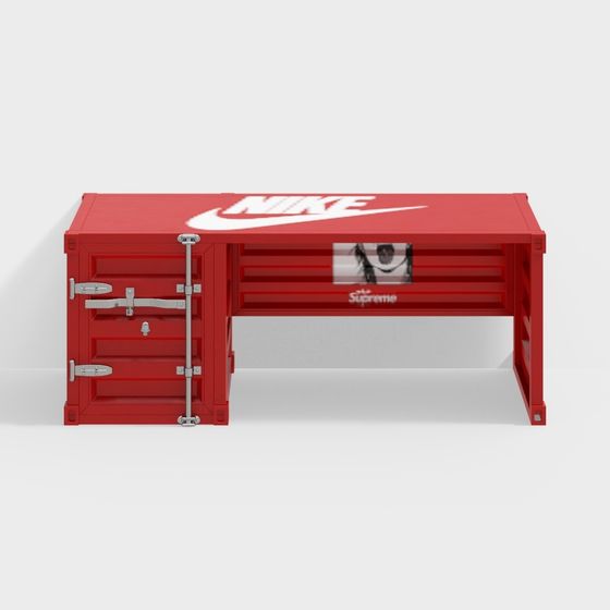 Nike x Supreme Container Desk 3D model