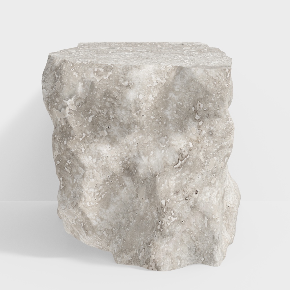 Table d'appoint en pierre moderne