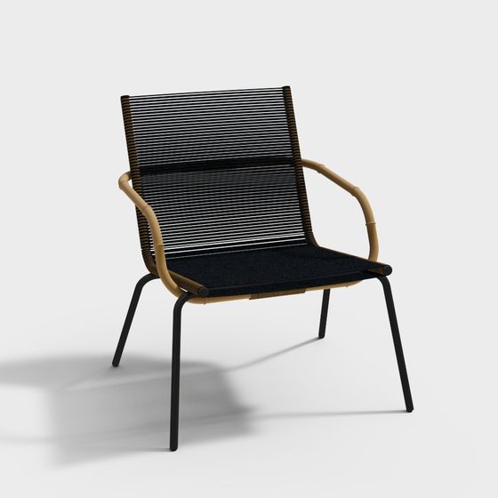 Minimalist Outdoor Chair 3D model