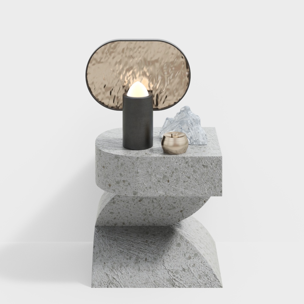 Wabi-Sabi Windstein Beistelltisch