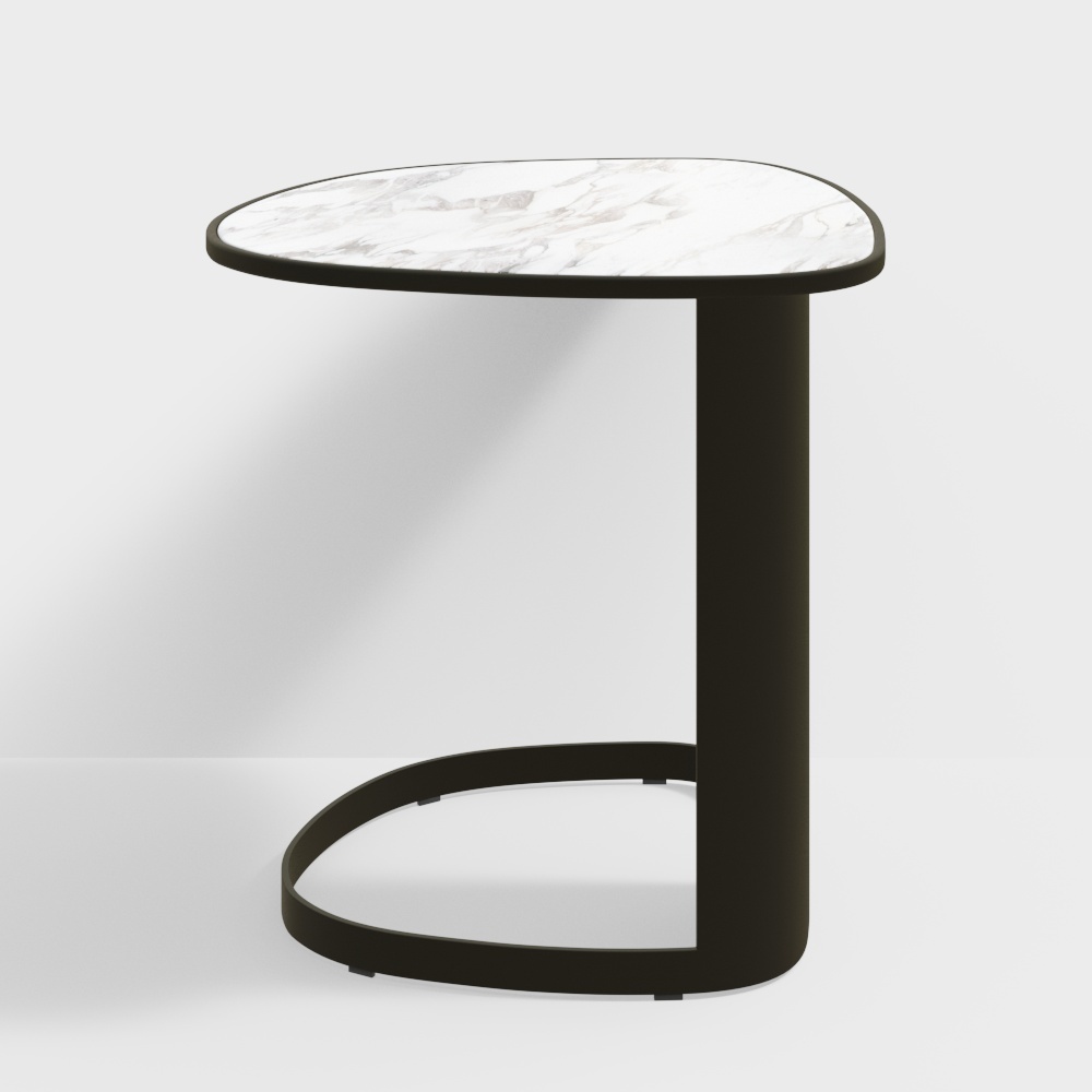 Poliform modern white-edged table
