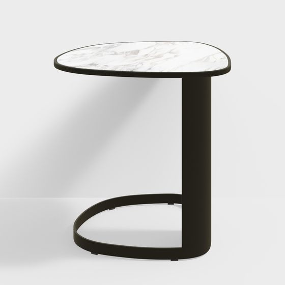 Stylish Urban Corner Side Table 3D model