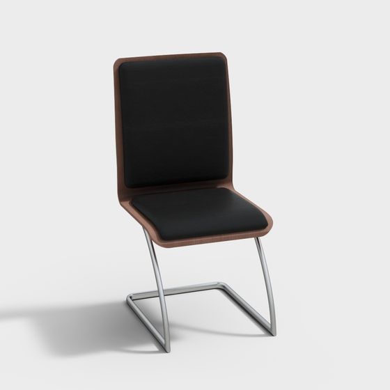 Chinese Style Comfortable Office Chair 3D Model for Workspaces