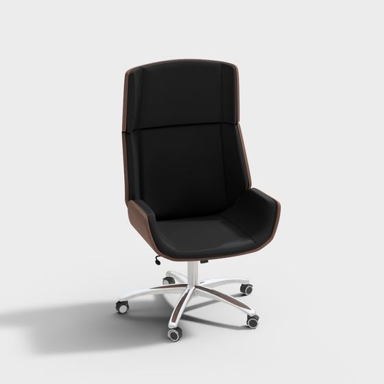 Elegant Office Chair 3D model for Modern Spaces