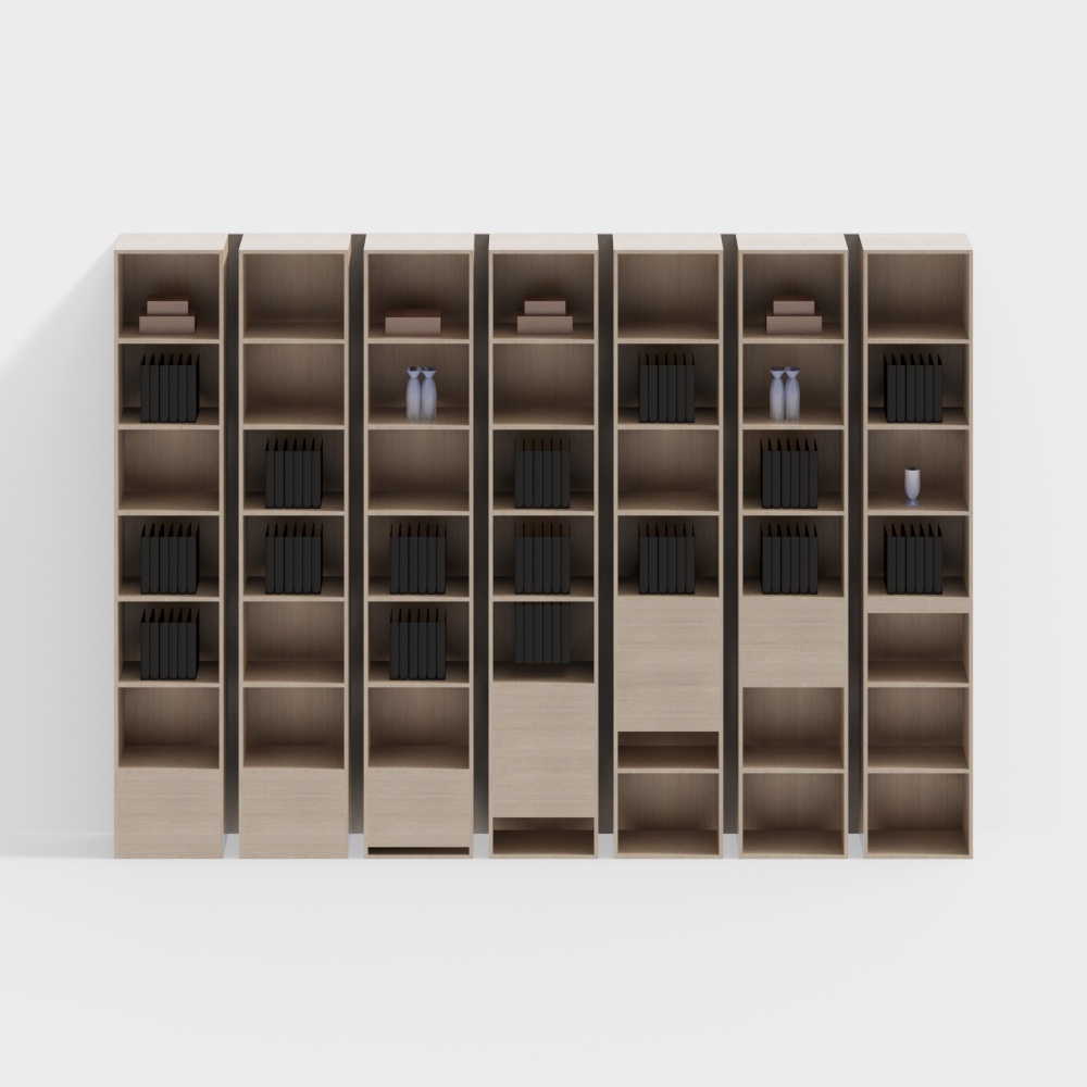 Libreria rotonda grande moderna