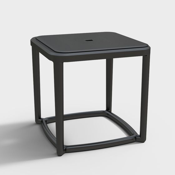 Stylish Minimalist Side Table 3D model