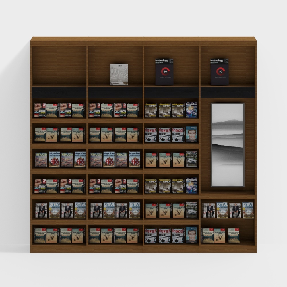 Bibliothèque de librairie moderne