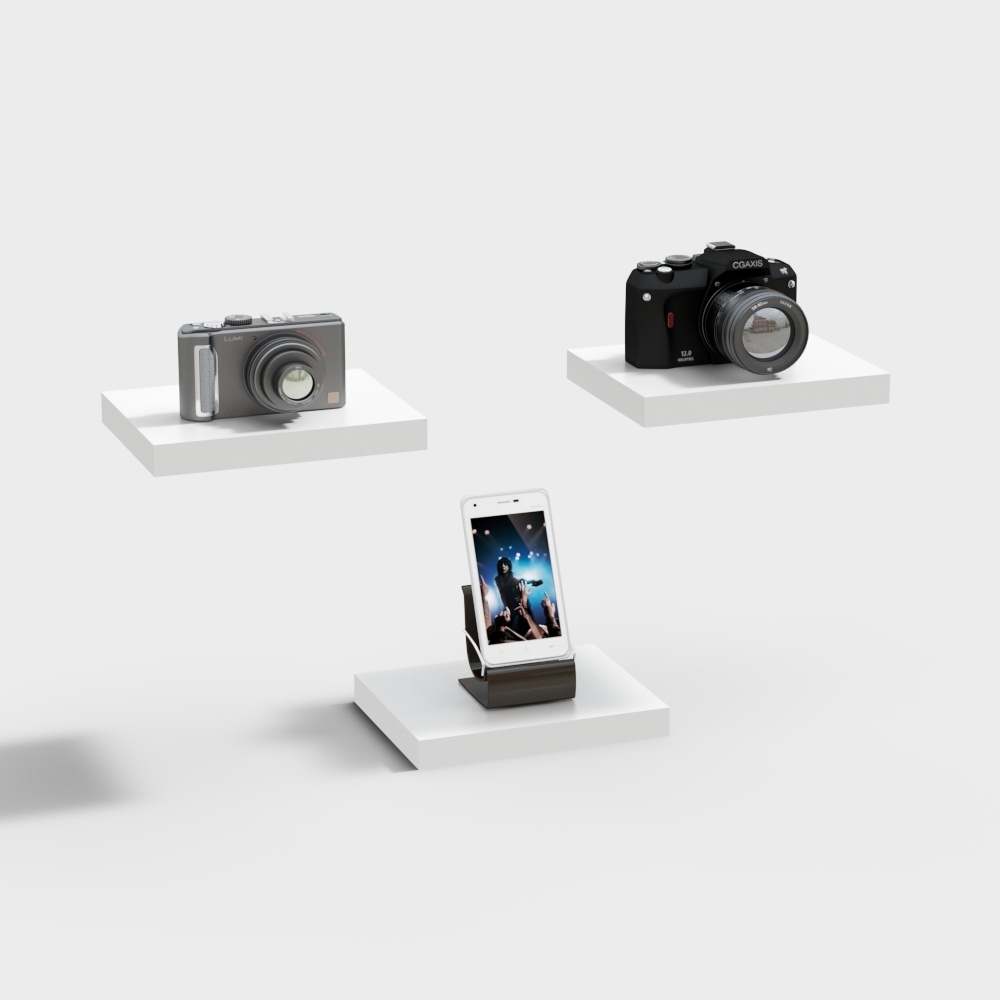 Modern mobile phone store display rack