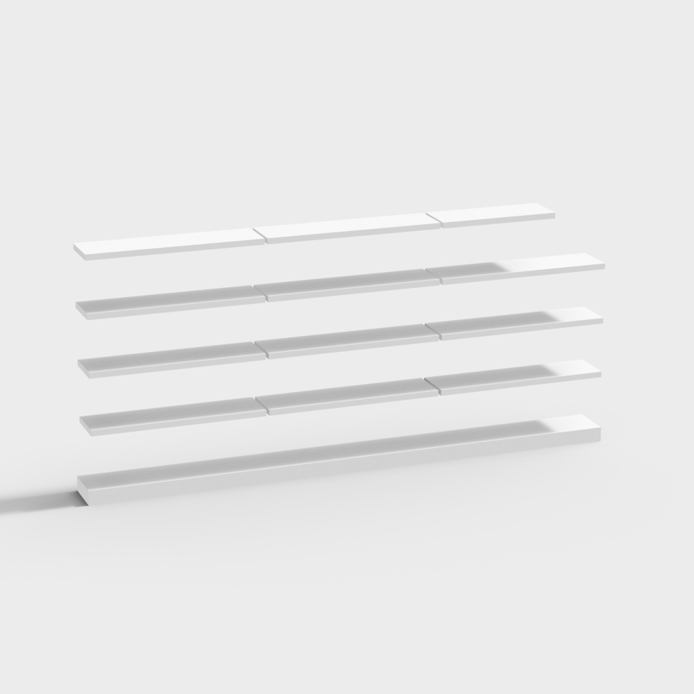 Modern shelf wall display rack