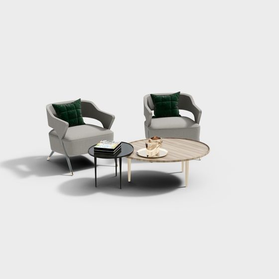 Urban Living Room Set 3D model