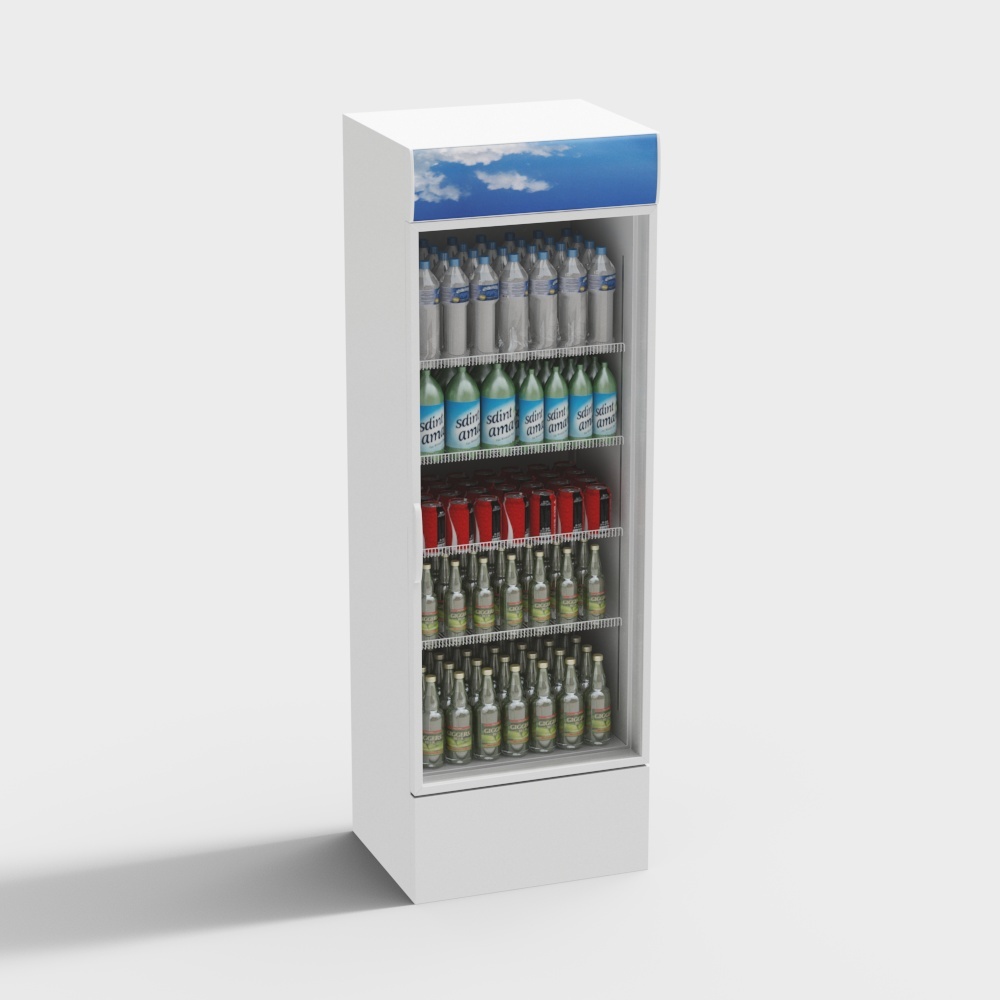 Industrial LOFT Beverage Refrigerator