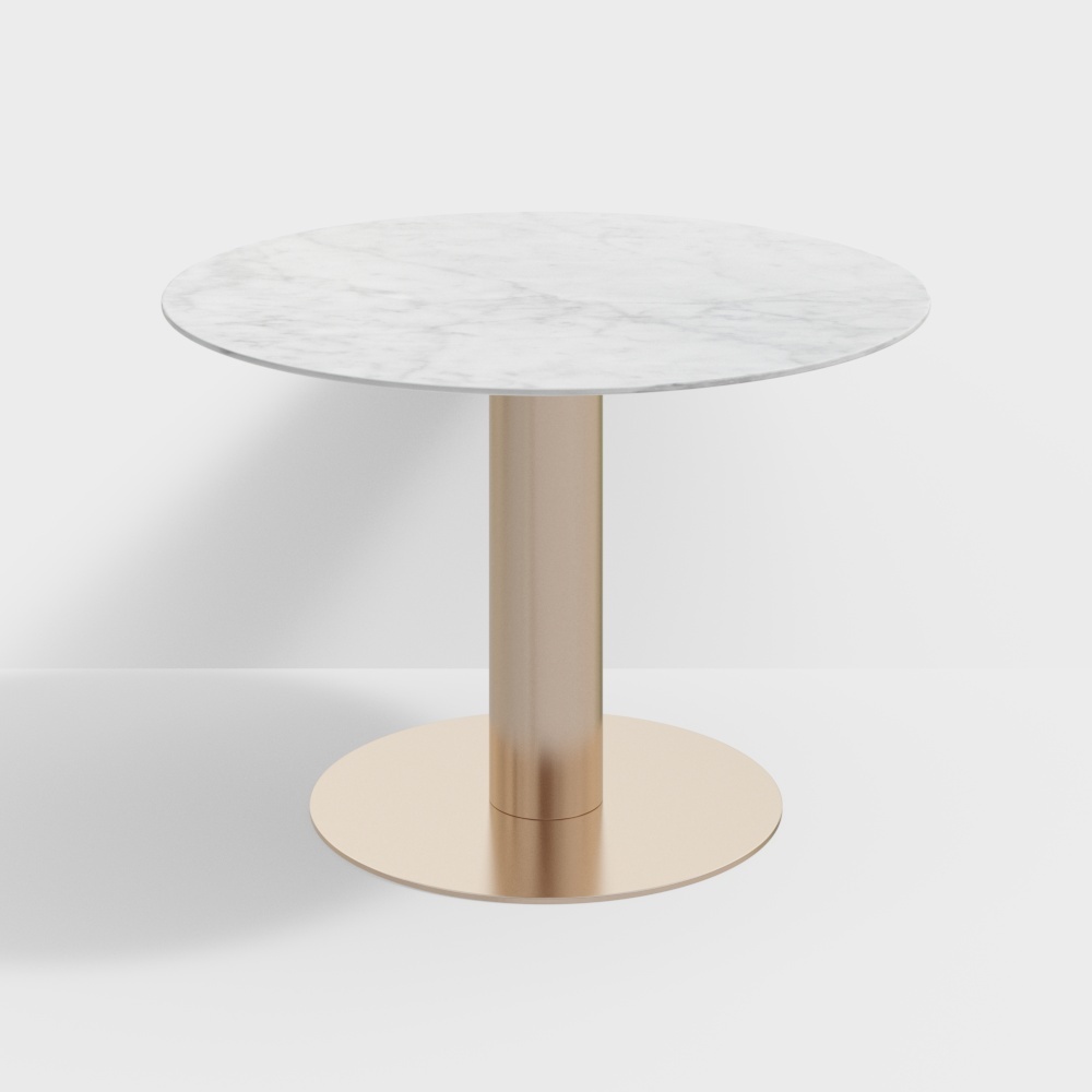 Table décontractée de luxe légère