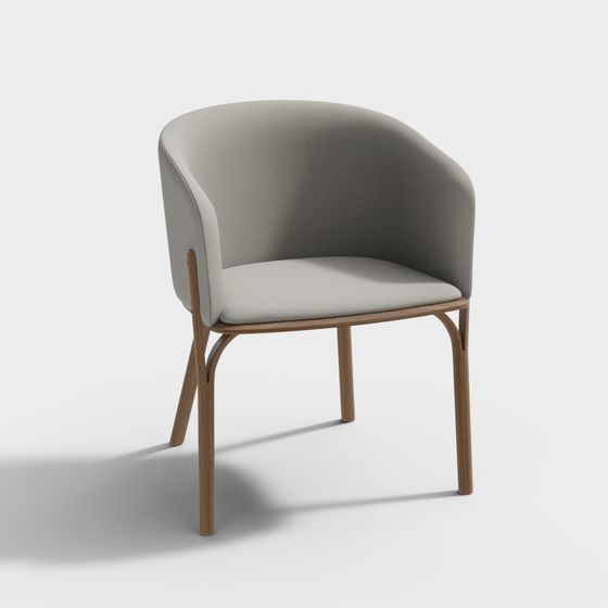 현대적인 카페 베이지 라운지 의자