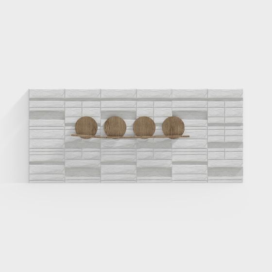 Urban Shelf 3D model for Contemporary Spaces