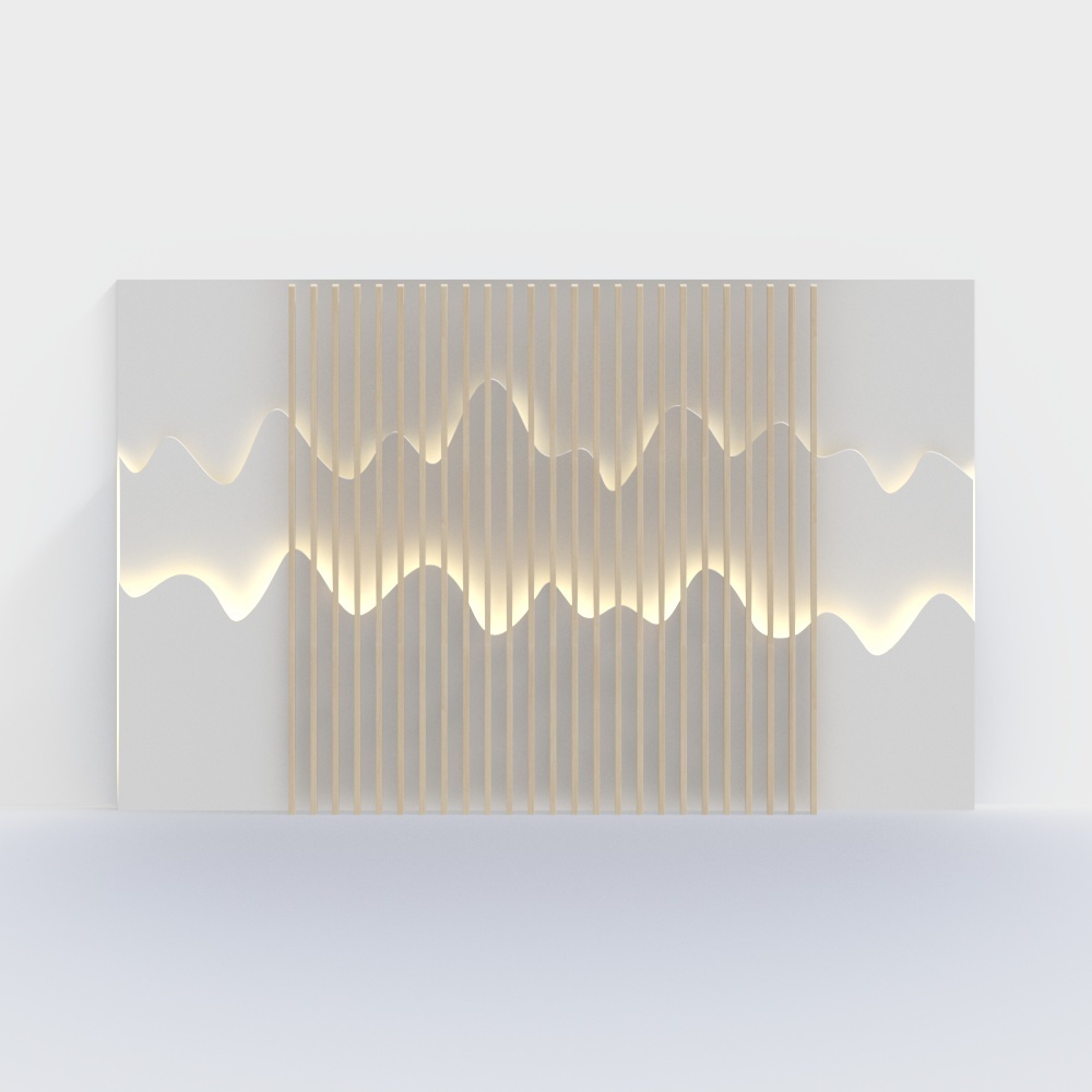 Neo-Chinese background wall