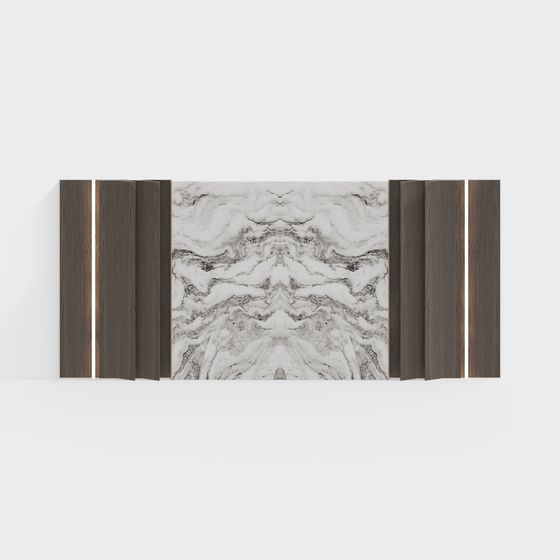 Marble Panel 3D model