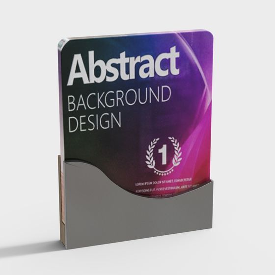 Abstract Background Design 3D Model