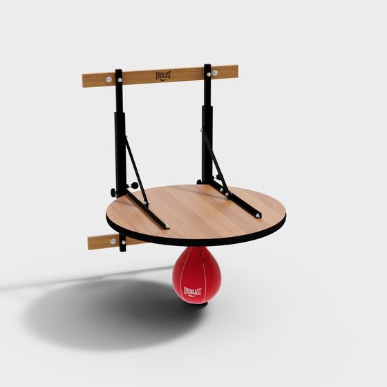 Low-Poly Boxing Bag 3D model for Virtual Spaces