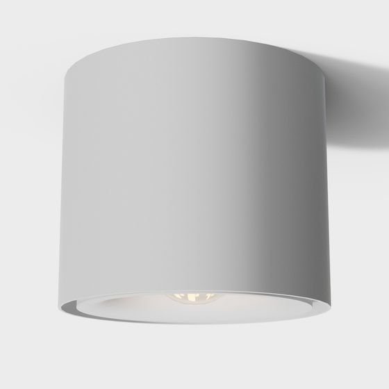 Minimalist Ceiling Light 3D model for Contemporary Spaces