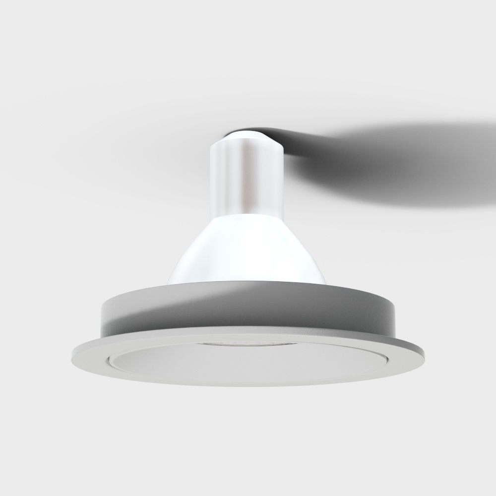 Đèn chiếu điểm nhỏ trắng âm tường hiện đại