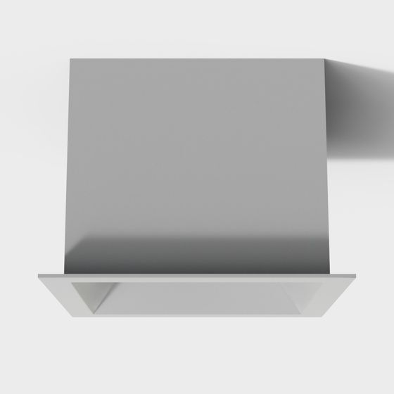 Đèn chiếu điểm vuông trắng âm tường hiện đại