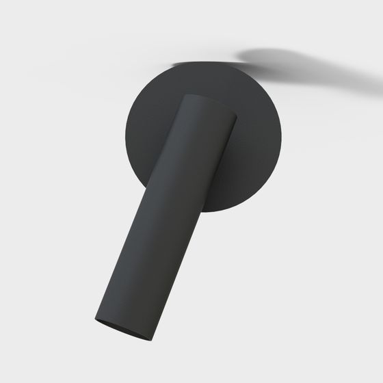 モダンサーフェスマウントスポットライトブラックシングルスポットライト