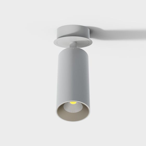 Modern Low-Poly Track Light 3D model