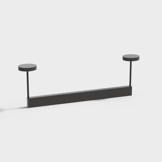 Elegant Balance Table Lamp 3D model