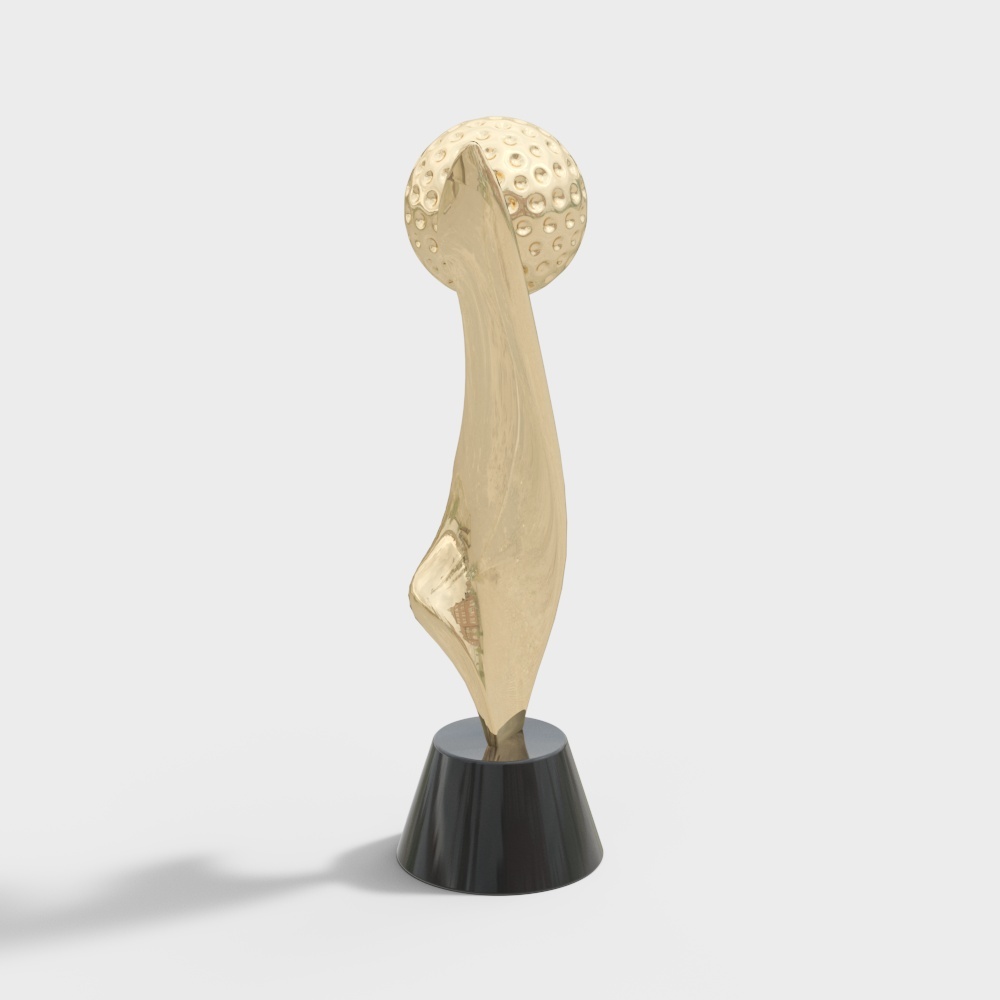 Modern ball trophy