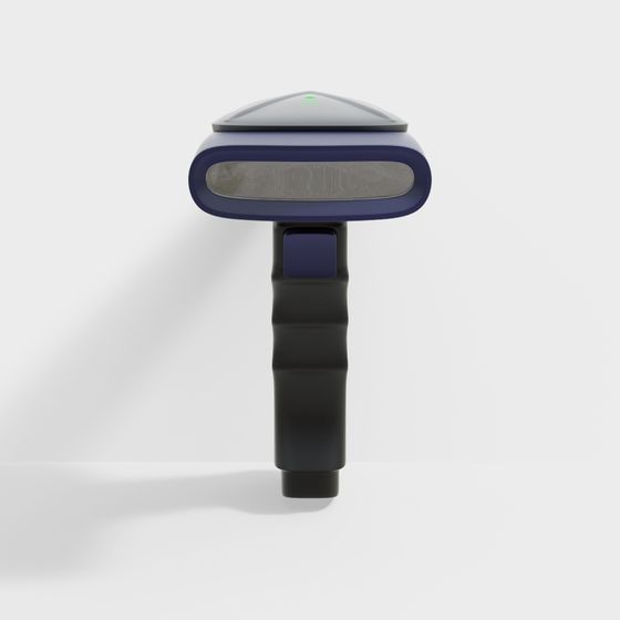 Low-Poly Handheld Scanner 3D Model