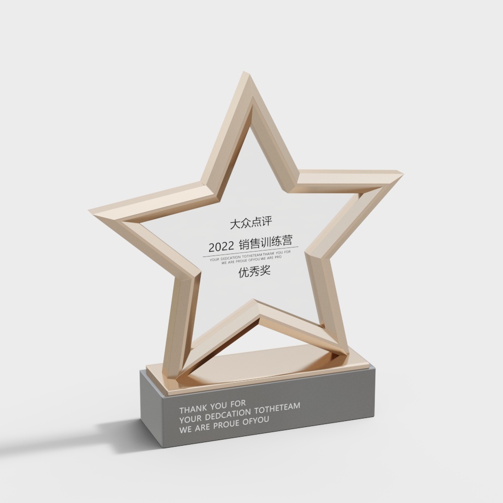 Star of Excellence 3D model