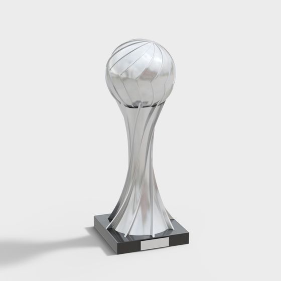 Volleyball Trophy 3D model